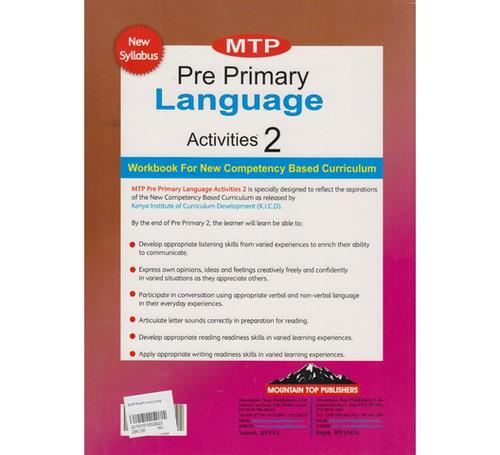 MTP Pre-Primary Language Activities 2 (Approved)